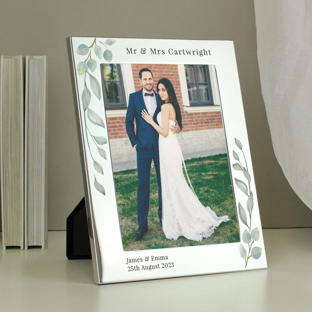 Personalised Botanical 5x7 Inch Photo Frame