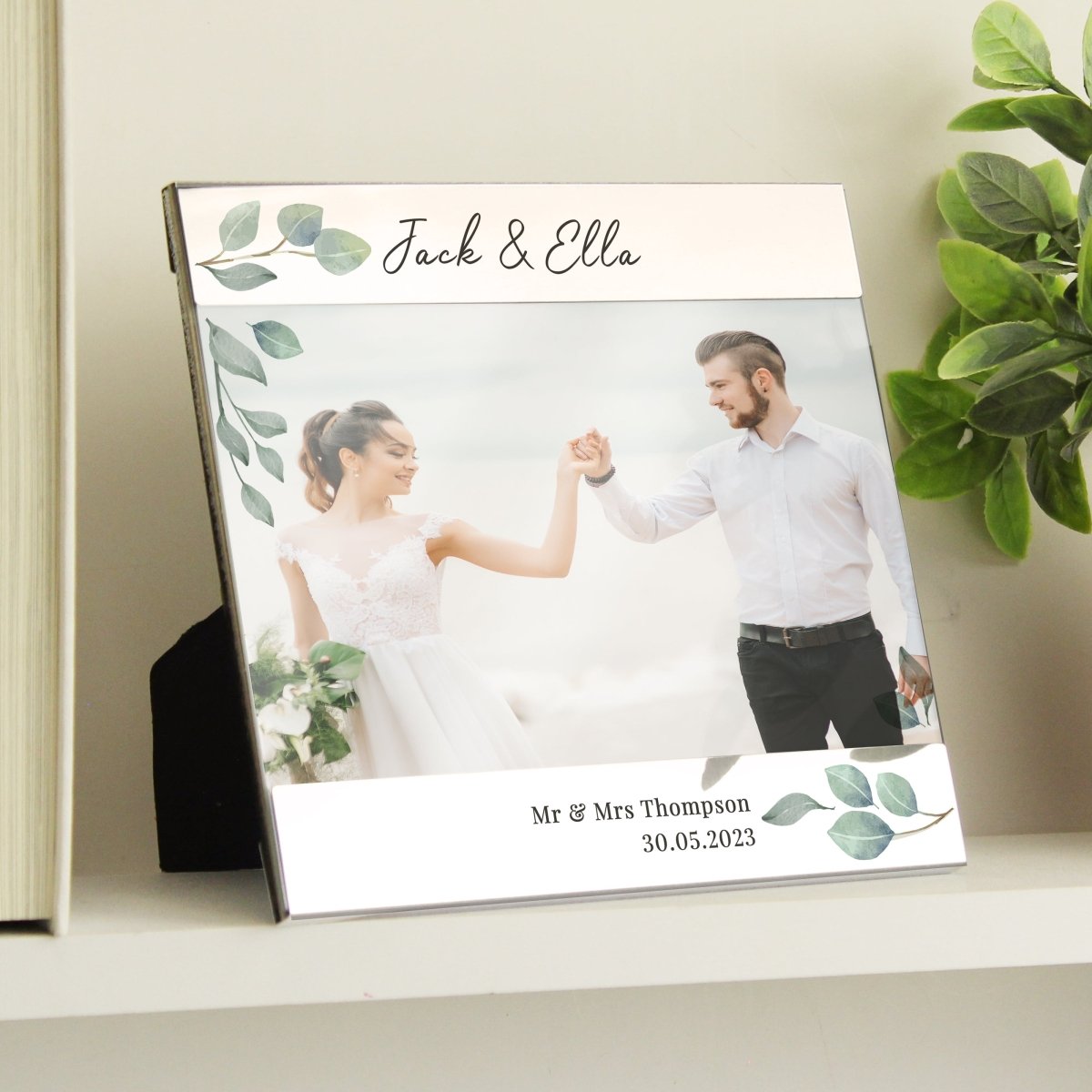 Personalised Botanical 6x4 Inch Photo Frame