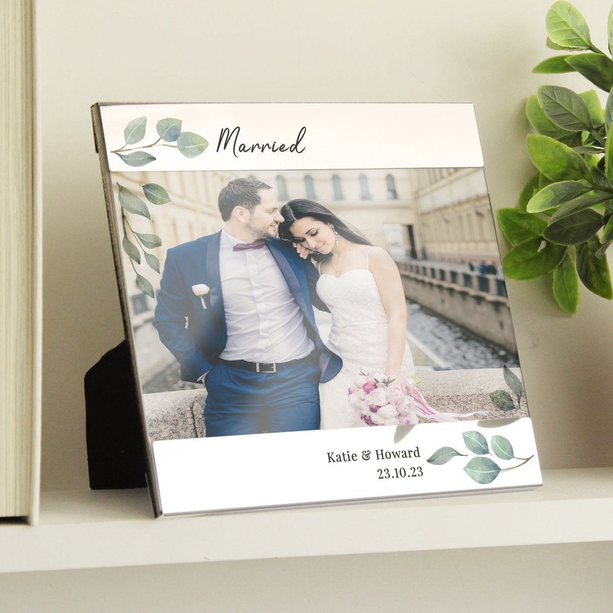 Personalised Botanical 6x4 Inch Photo Frame