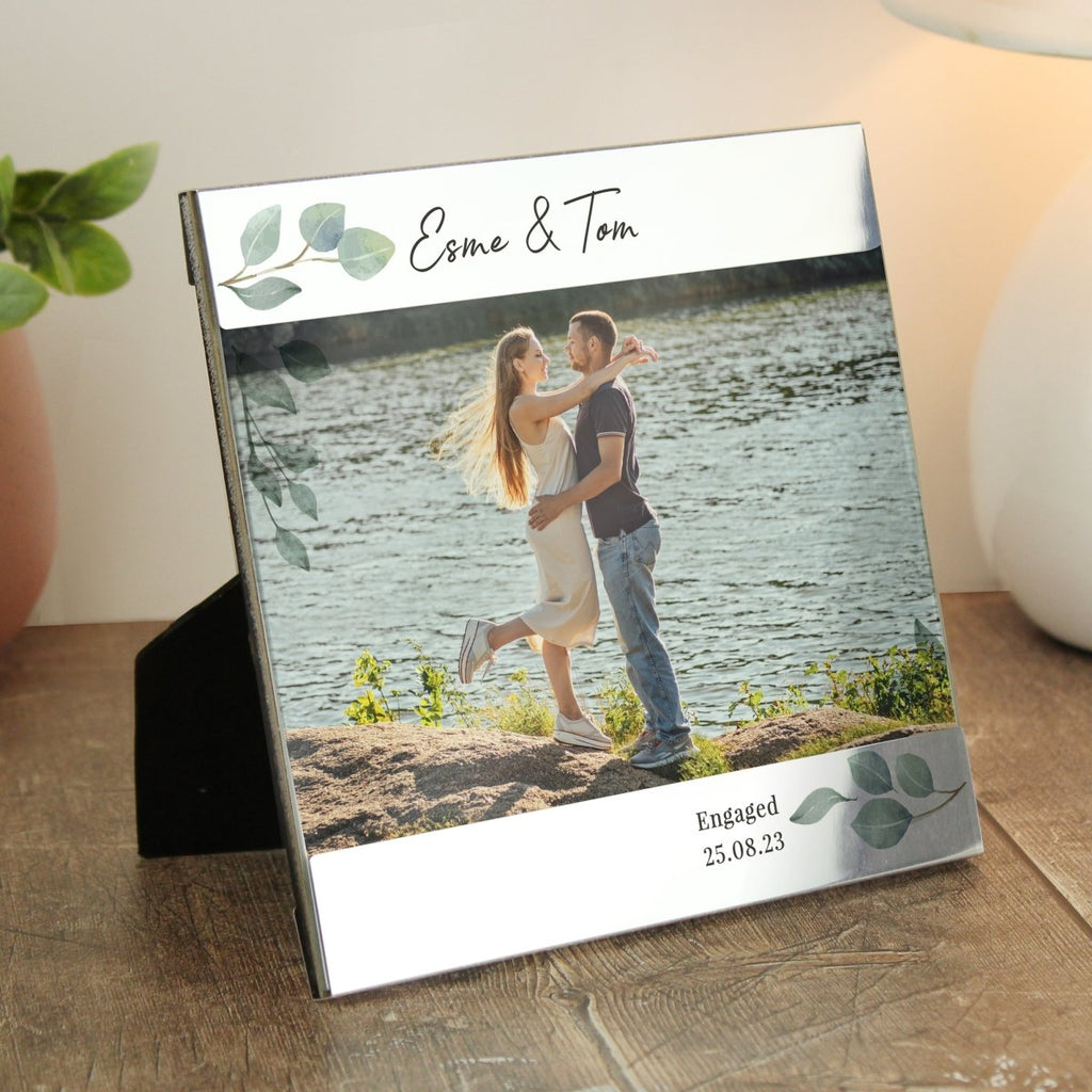 Personalised Botanical 6x4 Inch Photo Frame