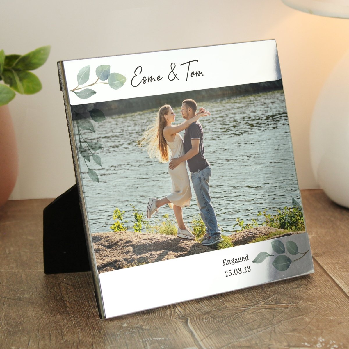 Personalised Botanical 6x4 Inch Photo Frame