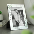 Personalised Botanical 6x4 Inch Silver Photo Frame