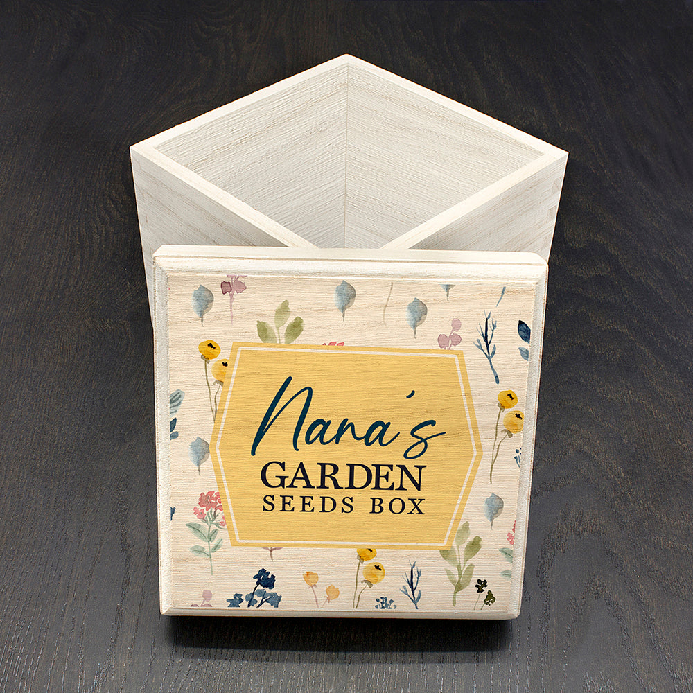 Personalised Personalised Botanical Seeds Box
