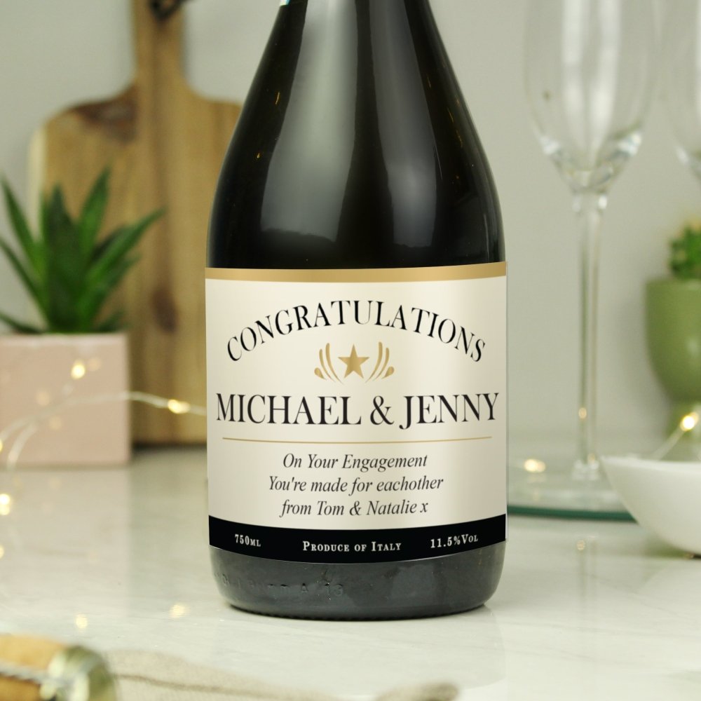 Personalised Bottle Of Prosecco