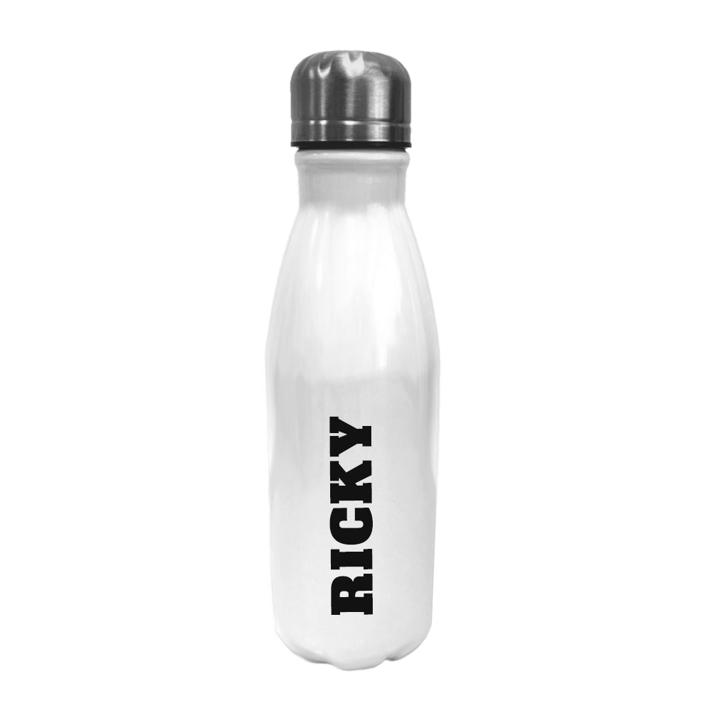 Personalised Personalised Bowling Water Bottle - Block