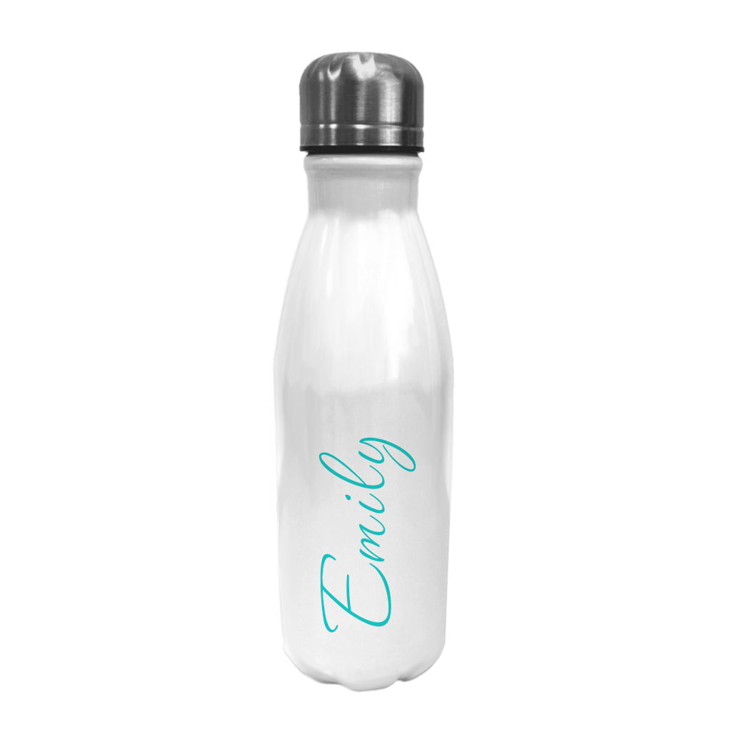 Personalised Personalised Bowling Water Bottle - Handwriting