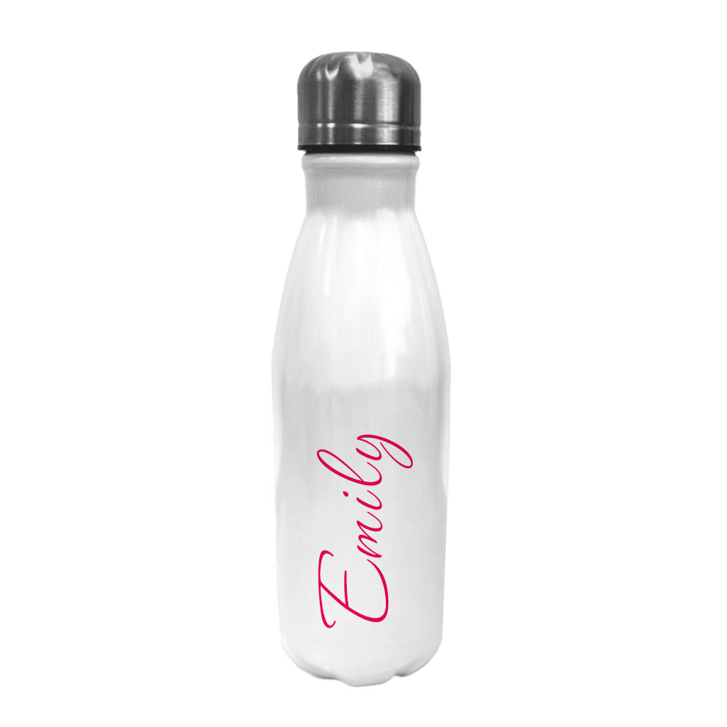 Personalised Personalised Bowling Water Bottle - Handwriting