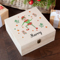 Personalised Personalised Boy Elf Christmas Eve Box