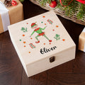 Personalised Personalised Boy Elf Christmas Eve Box