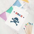 Personalised Personalised Boy's Fabric Party Bag