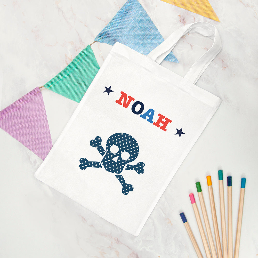 Personalised Personalised Boy's Fabric Party Bag