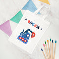 Personalised Personalised Boy's Fabric Party Bag