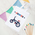 Personalised Personalised Boy's Fabric Party Bag