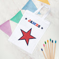 Personalised Personalised Boy's Fabric Party Bag