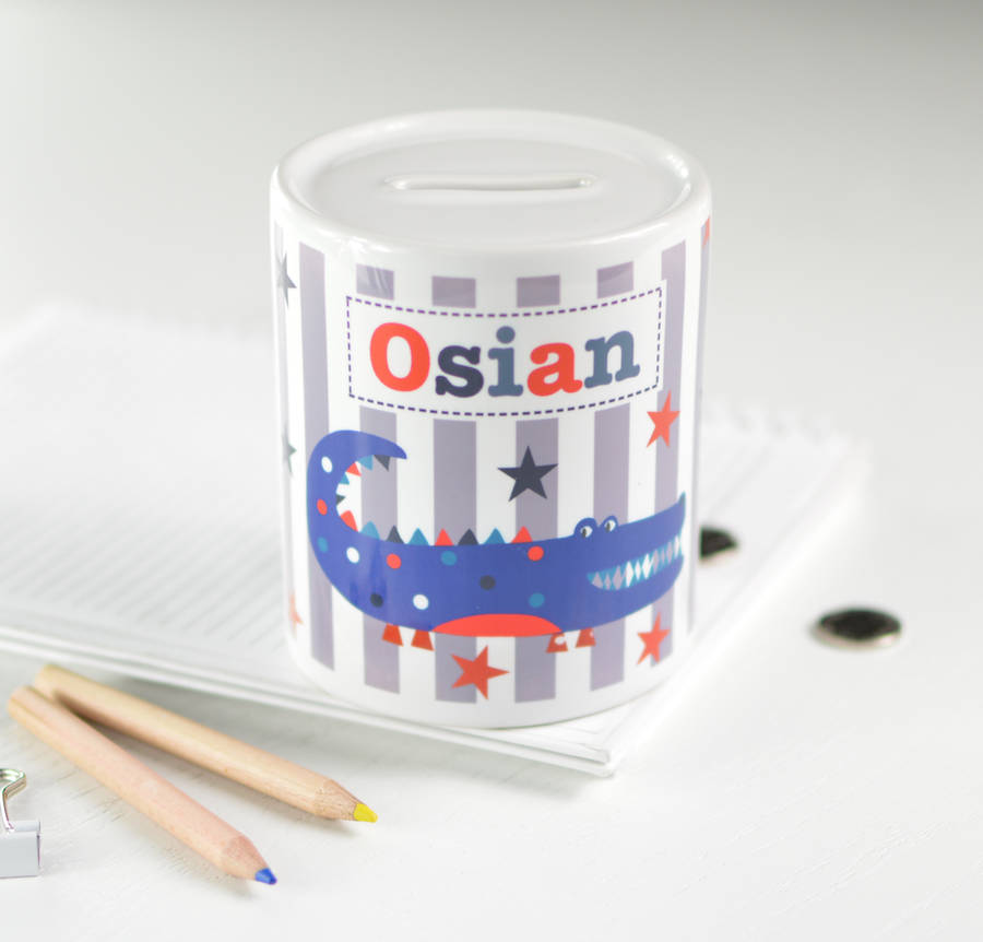 Personalised Personalised Boy's Money Box