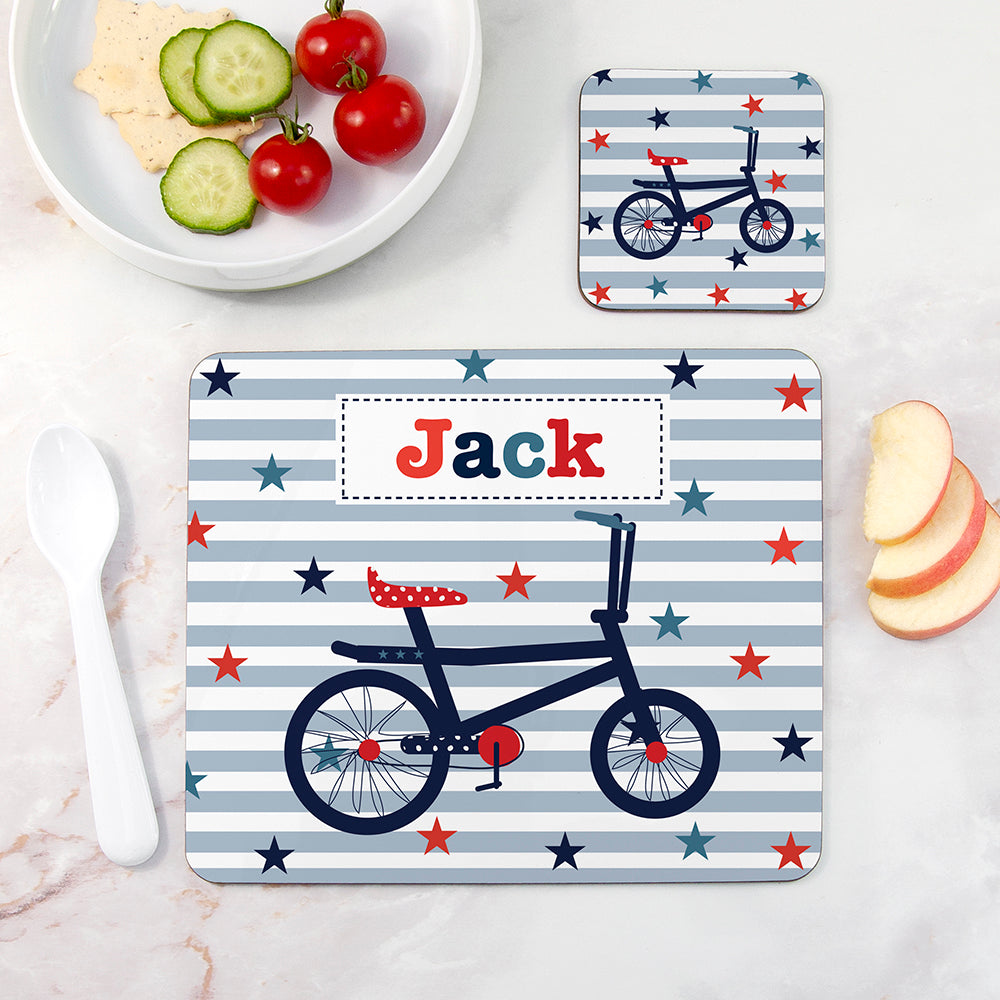 Personalised Personalised Boy's Placemat Set
