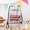 Personalised Personalised Boy's Silver Waterproof Swim Bag