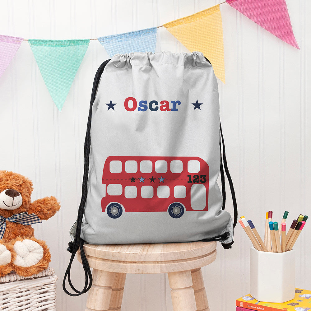 Personalised Personalised Boy's Silver Waterproof Swim Bag
