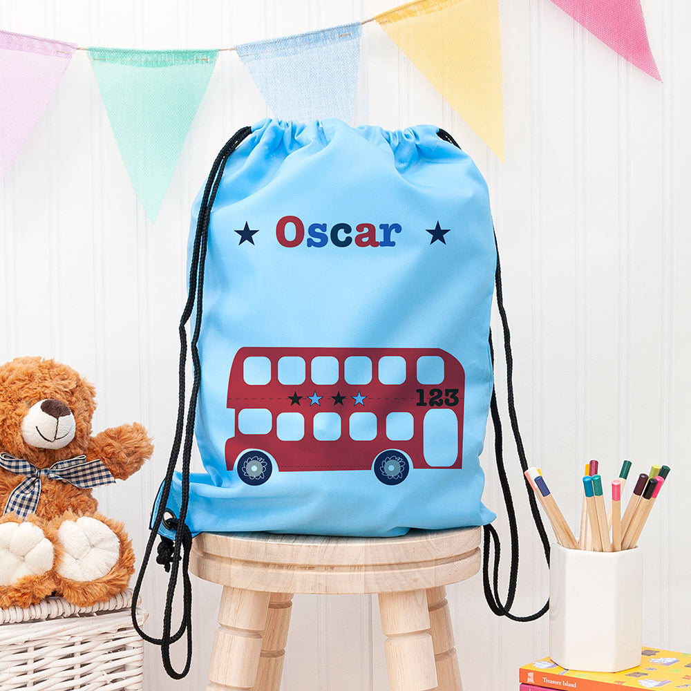Personalised Personalised Boy's Sky Blue Waterproof Swim Bag