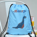 Personalised Personalised Boy's Sky Blue Waterproof Swim Bag