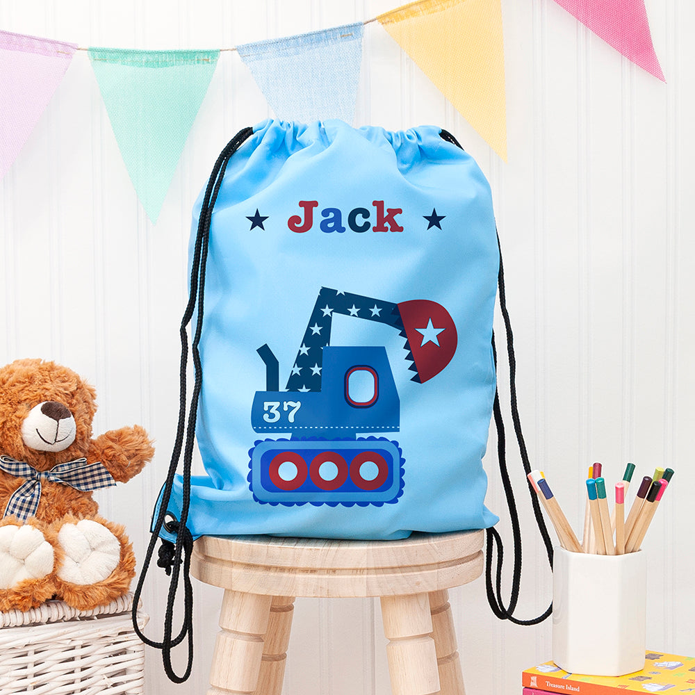 Personalised Personalised Boy's Sky Blue Waterproof Swim Bag