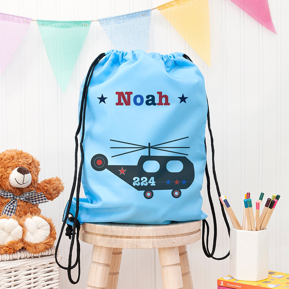Personalised Personalised Boy's Sky Blue Waterproof Swim Bag