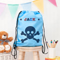 Personalised Personalised Boy's Sky Blue Waterproof Swim Bag