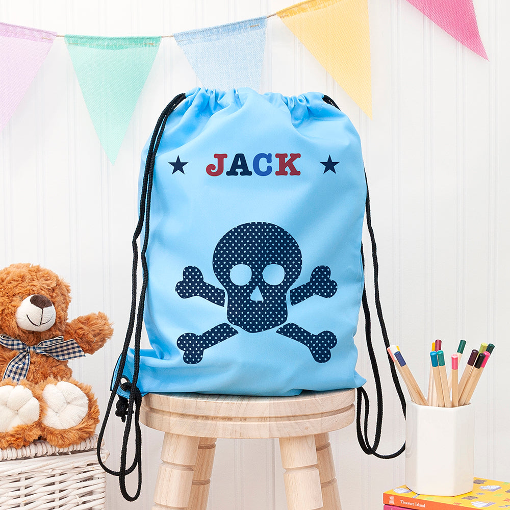 Personalised Personalised Boy's Sky Blue Waterproof Swim Bag