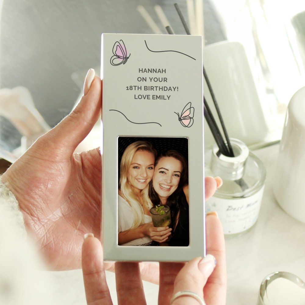 Personalised Butterfly 2x3 Inch Photo Frame