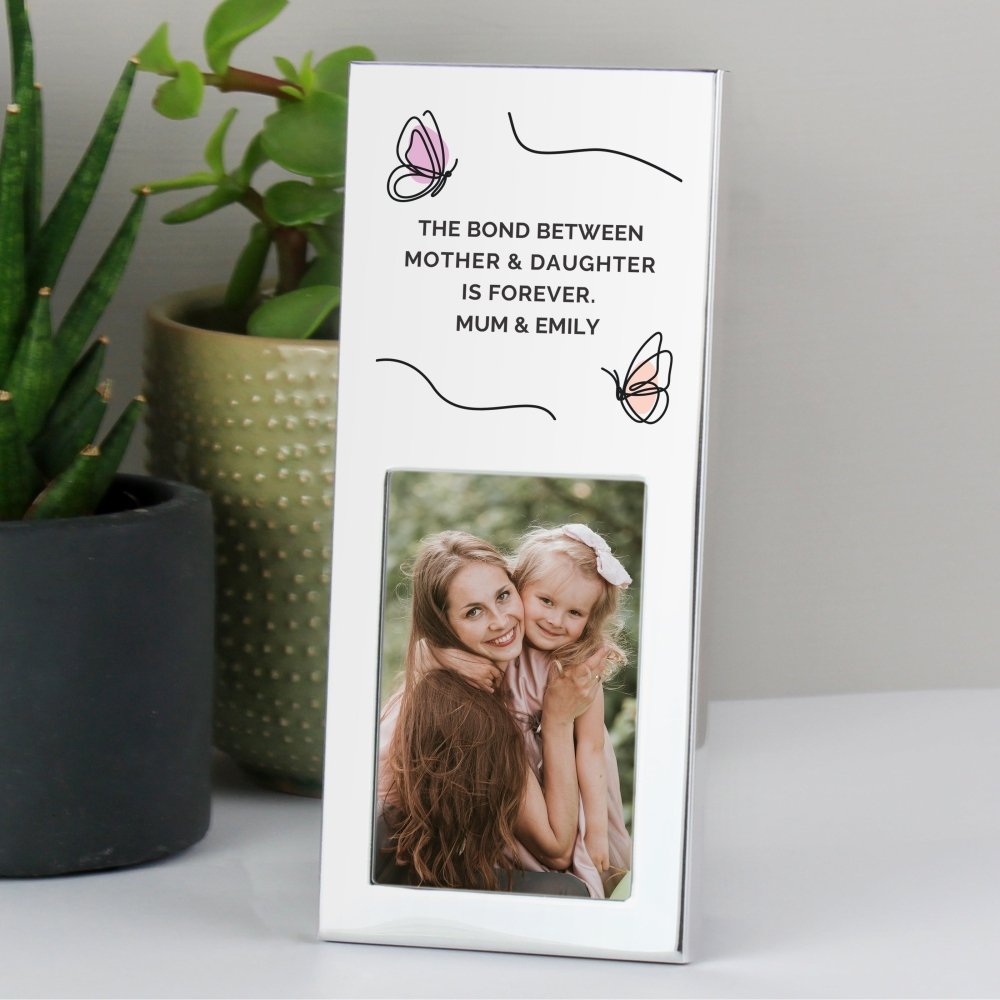Personalised Butterfly 2x3 Inch Photo Frame