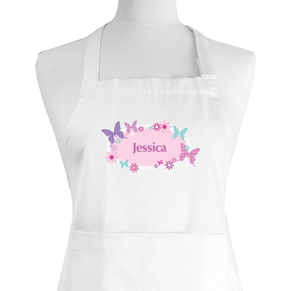 Personalised Butterfly Children's Apron