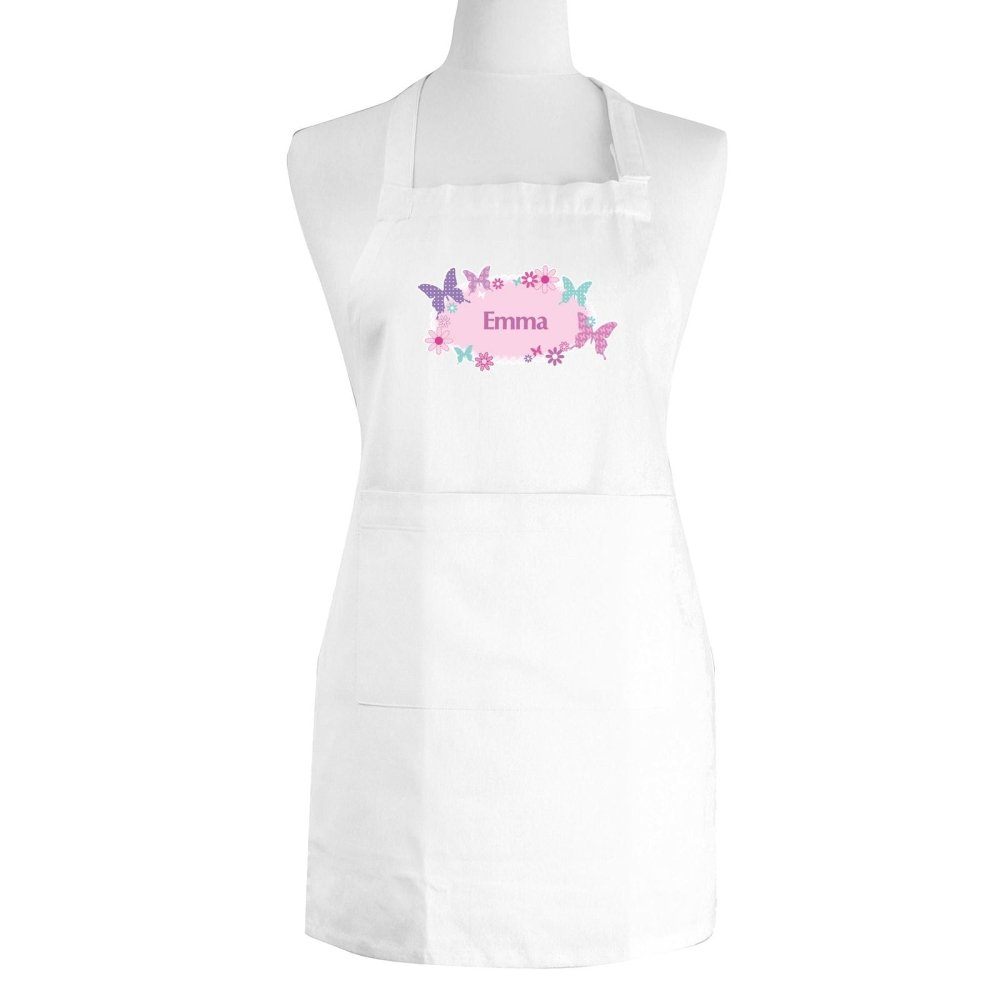 Personalised Butterfly Children's Apron