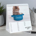 Personalised Cats And Kittens Desk 2026 Calendar