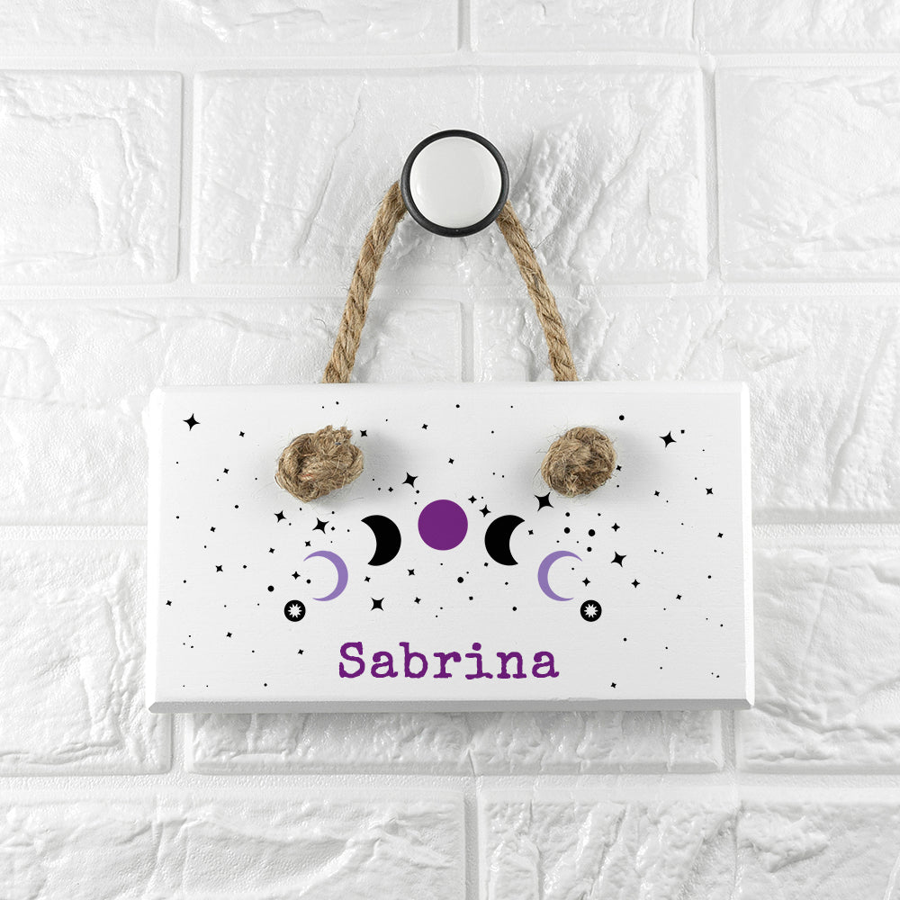 Personalised Personalised Celestial Moon Phase Sign