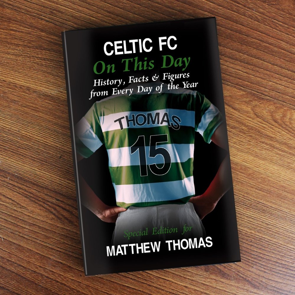 Personalised Celtic On This Day Book