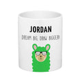 Personalised Personalised Ceramic Kids Pencil Pot - Llama Icon
