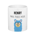 Personalised Personalised Ceramic Kids Pencil Pot - Llama Icon