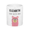 Personalised Personalised Ceramic Kids Pencil Pot - Llama Icon