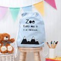 Personalised Personalised Children's Adventure PE Kit Bag