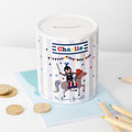 Personalised Personalised Children's Brave Knight Money Box