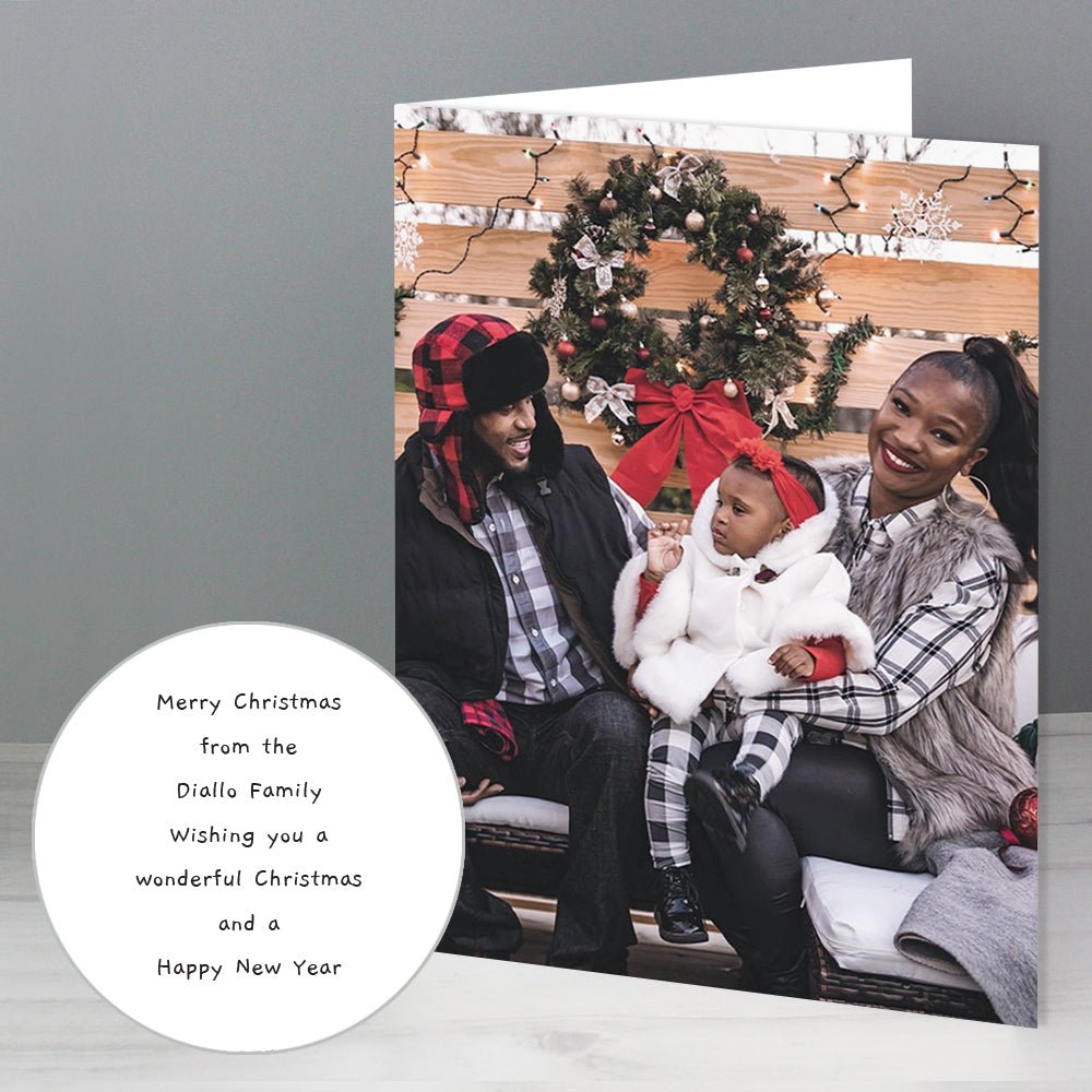 Personalised Childrens Drawing Photo Upload Card