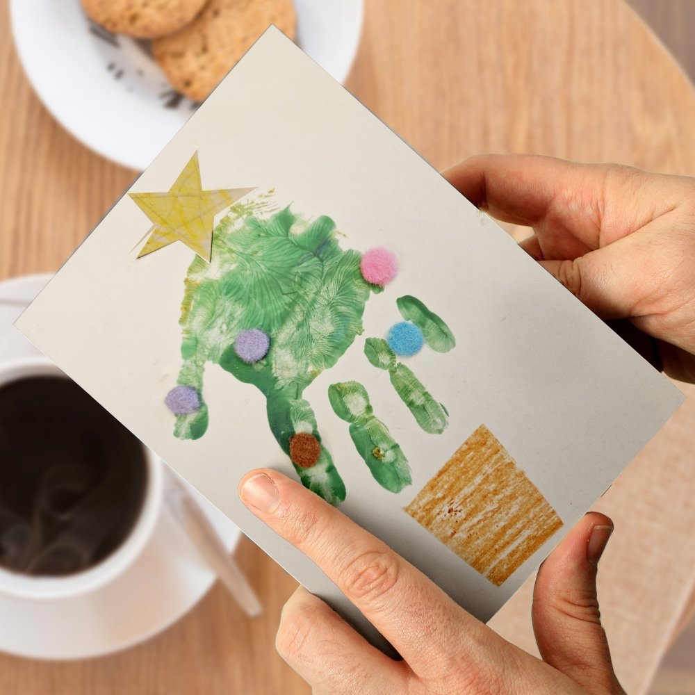 Personalised Childrens Drawing Photo Upload Card