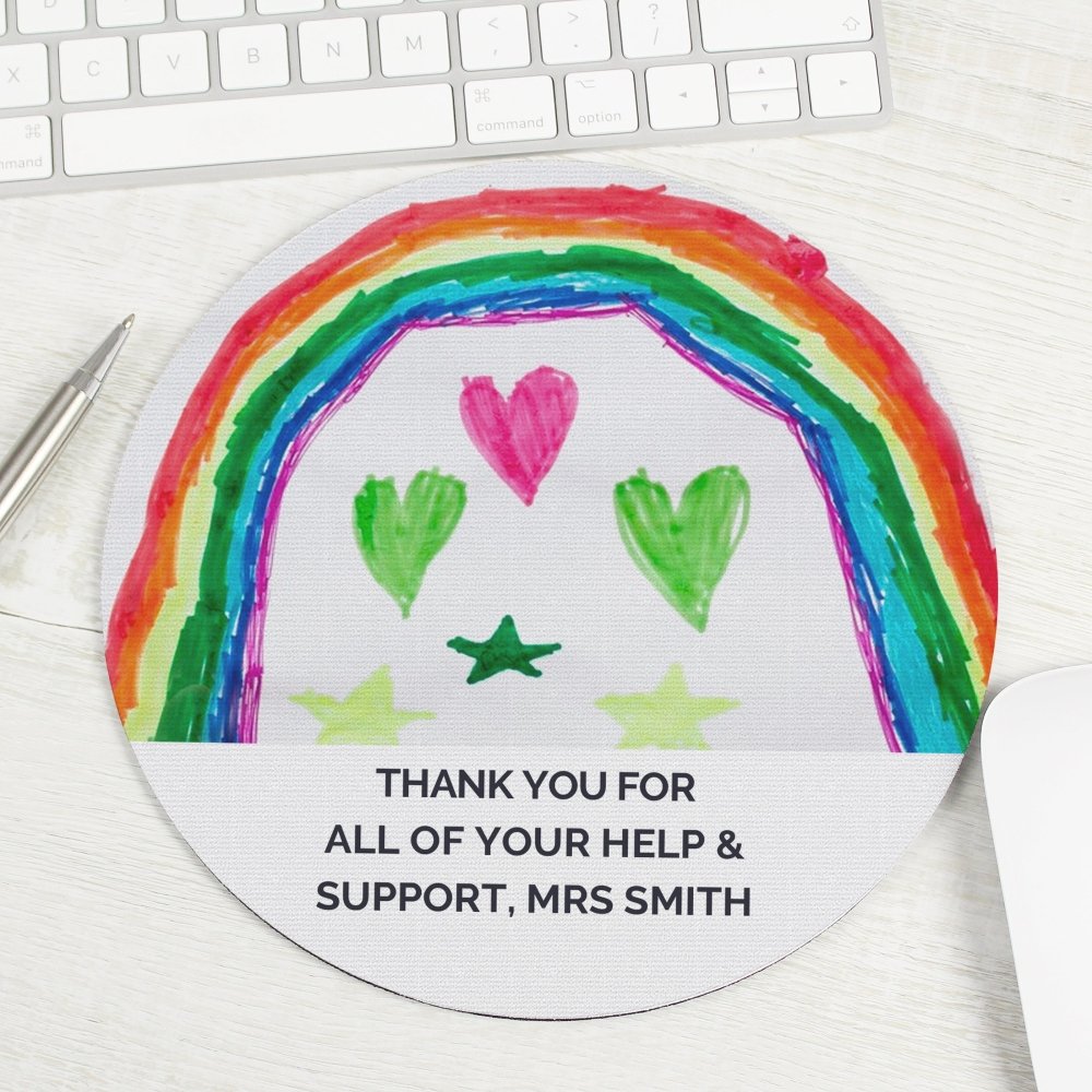 Personalised Childrens Drawing Photo Upload Mouse Mat