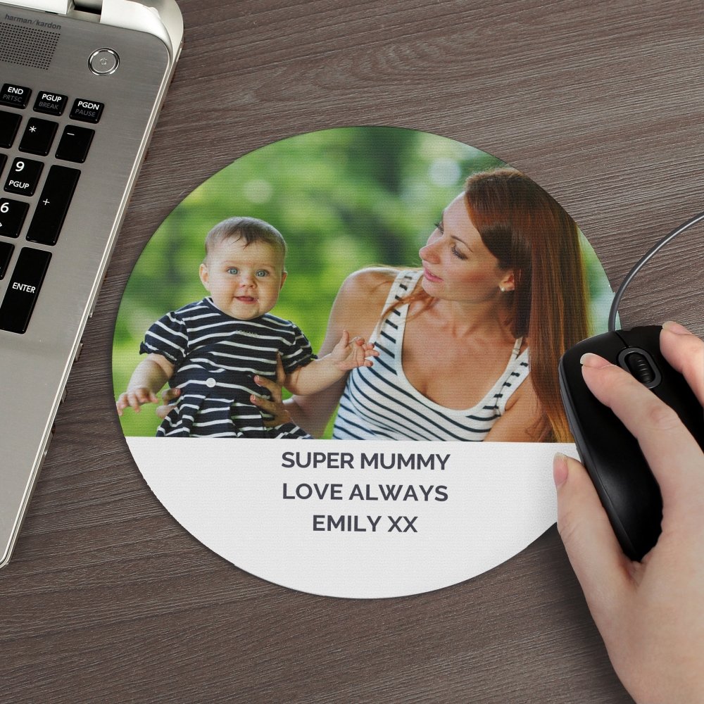 Personalised Childrens Drawing Photo Upload Mouse Mat
