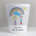 Personalised Childrens Drawing Photo Upload Plant Pot