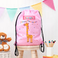 Personalised Personalised Children's Giraffe Waterproof Swim Bag