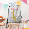 Personalised Personalised Children's Giraffe Waterproof Swim Bag