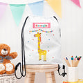 Personalised Personalised Children's Giraffe Waterproof Swim Bag