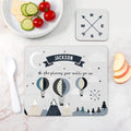Personalised Personalised Children's Hot Air Balloon Placemat Set