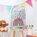 Personalised Personalised Children's Rainbow PE Kit Bag